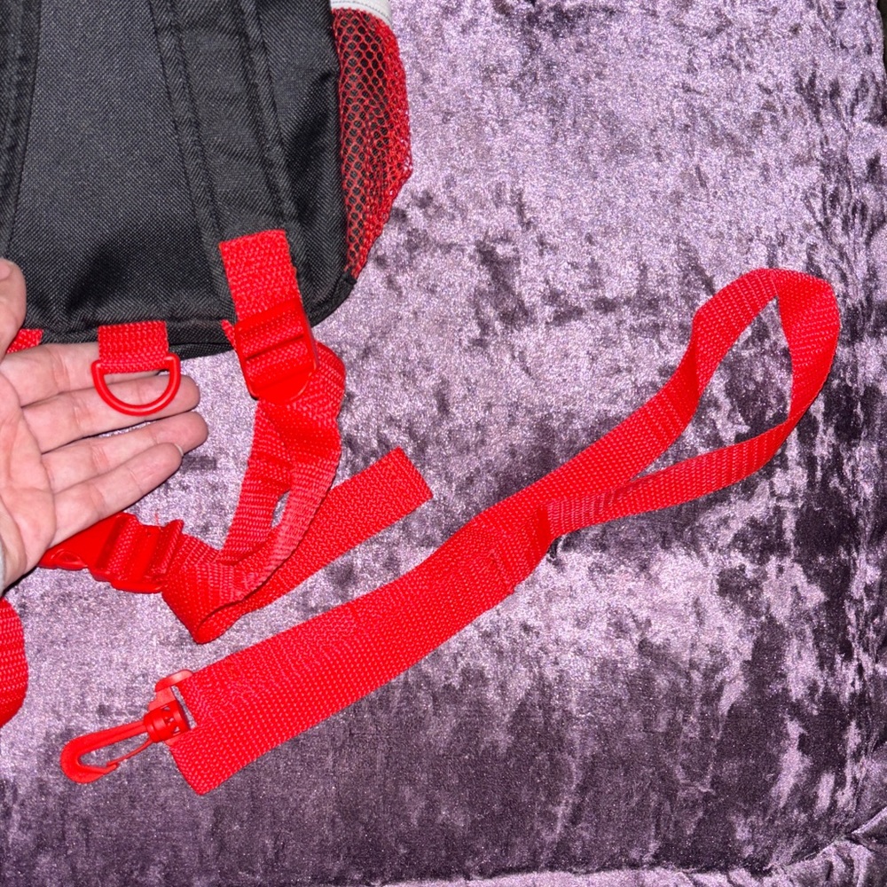 Disney Mickey Mouse Backpack - Black, Red, and Cream - Picture 4 of 8